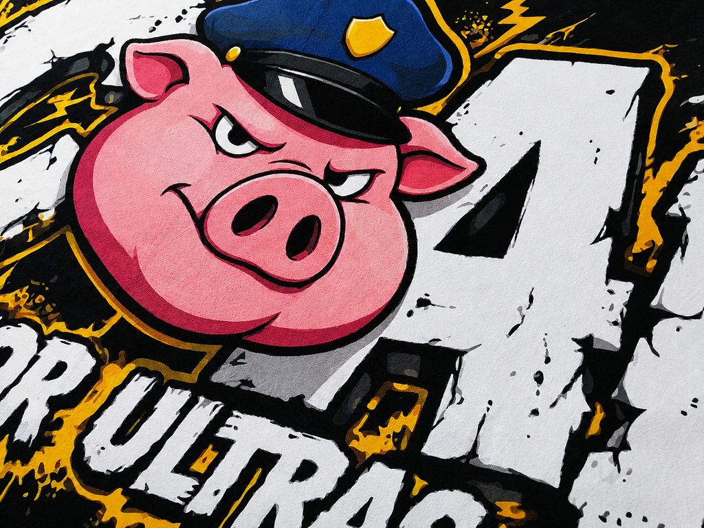 Ręcznik plażowy Sector Ultras PIG ACAB