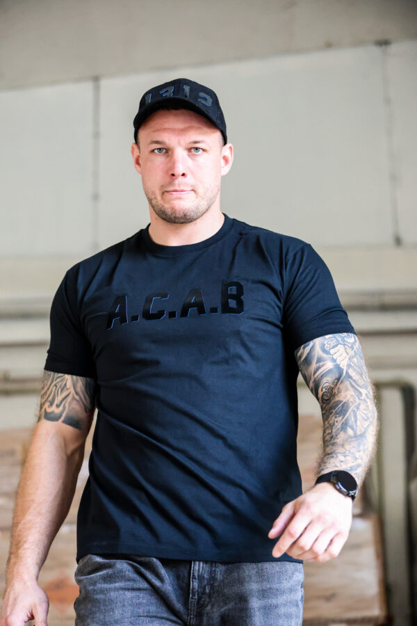 Tshirt " ACAB Czarno/Niebieski "