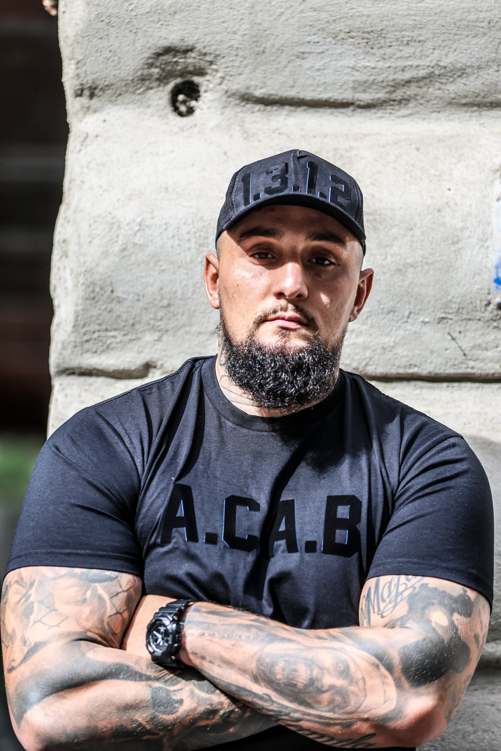 Tshirt " ACAB Czarno/Niebieski "